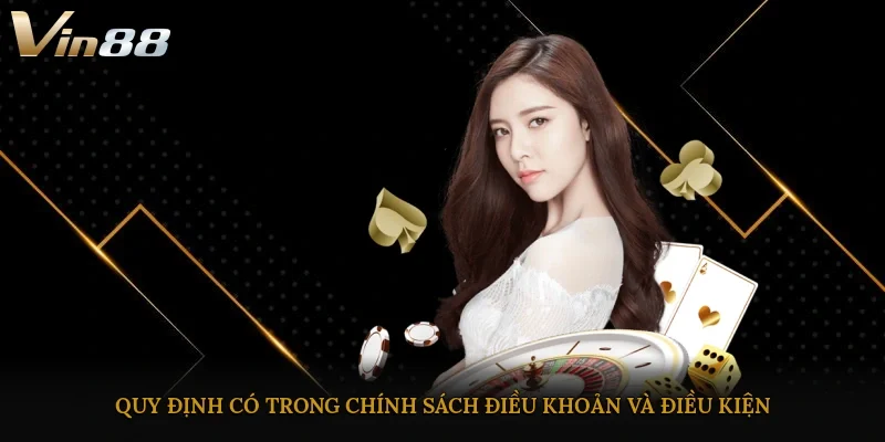Quy định có trong chính sách điều khoản và điều kiện